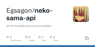 GitHub - Egsagon/neko-sama-api: API for the Neko Sama anime website.
