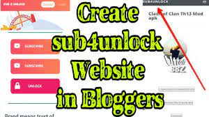 Script vng 0.16 ver11 web description : Create A Sub4unlock Website In Blogger Script For Blogger Helpful Script In Bloggers Script Youtube