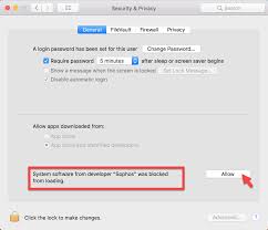 Nothing Happens When Clicking The Allow Button On Macos In Security Privacy Sophos Home Help