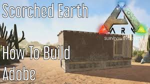 The amount that you can spray depends on its natural setting. Building Adobe Structures In Ark Scorched Earth Youtube