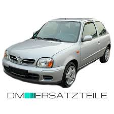 The new nissan micra is manufactured at flins, france, at a plant operated by nissan's alliance partner renault. Nissan Micra K11 Front Bumper 98 03 Black Grey Paintable