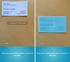 This scanner allows you to scan business cards, receipts, id cards, checks and color photos. How To Quickly Scan A Business Card And Save Contact Info
