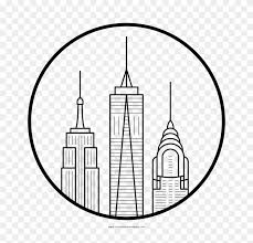 City adult new york 1st avenue and east 60th street in manhattan. Coloring Pages New York City Page Ultra Skyline For Line Art Clipart 5674499 Pikpng