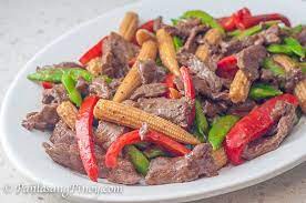 Beef And Baby Corn Stir Fry Recipe Panlasang Pinoy Beef Recipes Beef Stir Fry Recipes