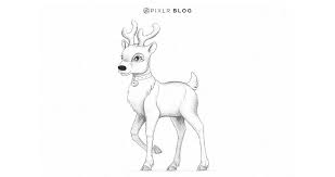 How To Sketch An Adorable Reindeer In Time For Christmas Pixlr Blog Download this free icon about reindeer cartoon outline, and discover more than 10 million professional graphic resources on freepik. how to sketch an adorable reindeer in