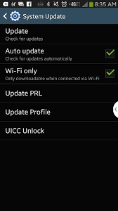 3) go to settings > system updates > uicc unlock !!! Kitkat Rolling Out Right Now For The Sprint U S Cellular Variants Of The Samsung Galaxy Note 3 Samsung Galaxy Note 3 Gadget Hacks