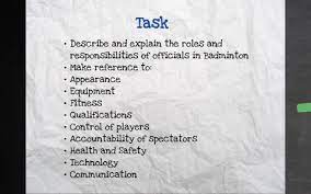 Btec Badminton Officials By Tom Elmes