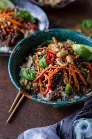 17 Reasons You Need A Lunch Bowl In Your Life Thai Basil Beef Lunch Bowl Recipe Recipes