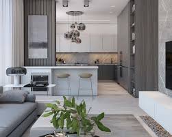 A Simple Modern Apartment In Moscow Modern Apartment Design Modern Kitchen Apartment Home Decor Kitchen