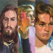 Student's oil painting showcases art skills