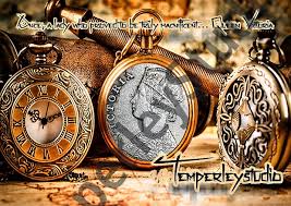 One sterling silver vermeil pin and watch measuring 2 inches long and just over 1 inch wide. Queen Victoria Pocket Watch Temperley Studio