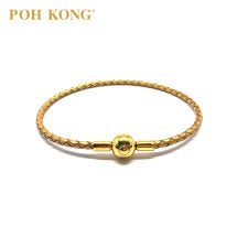 Gold rate in mumbai today (9th apr 2021): Poh Kong Leather Bracelet With Copper Gold Shopee Malaysia