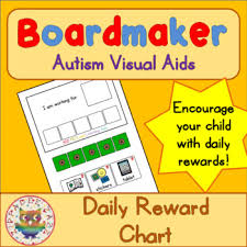 Daily Reward Chart Boardmaker Visual Aids For Autism Sped