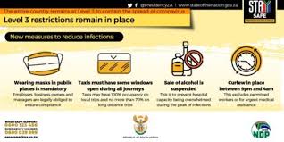 Unvaccinated travelers should avoid nonessential travel to these destinations. Lockdown Level 3 Is Here To Stay As Ramaphosa Stresses