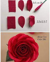 Crepe Paper Roses Crepe Paper Roses Paper Roses Paper Flower Tutorial