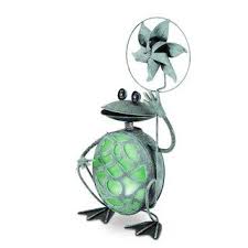 Best solar lights for garden and outdoor patio. Gerson Metal Pinwheel Frog Solar Garden Light Kohls In 2021 Solar Lights Garden Solar Garden Outdoor Solar