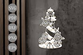 Download Floral Lighthouse Papercut Template Nautical Summer Svg Pdf By Personal Epiphany Thehungryjpeg Com