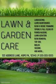 Create Amazing Lawn Care Flyers By Customizing Our Easy To Use Templates Add Your Content And Be Done Lawn Care Business Lawn Mowing Business Lawn Care Flyers