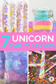 Birthday Party Craft Ideas For 7 Year Olds 7 Unicorn Party Favors Mommyhooding Unicorn Party Favors Party Favors For Kids Birthday Unicorn Party