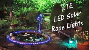 Solar Rope Lights Solar Rope Light Rope Lights Decks And Porches