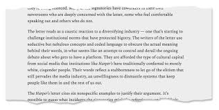 The main purpose of such letters is to satisfy the recipient with an action that fulfills his/her request. Harper S Open Letter On Free Expression Draws A Counterblast The New York Times