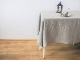 Washed Linen Tablecloth Square Rectangular Tablecloths Etsy Dinner Table Decor Table Cloth Linen Tablecloth