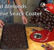 Chocolate Coated Almonds In My Aieve Snack Coater Ep349