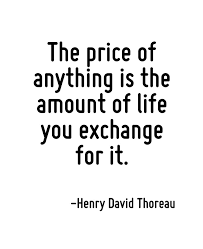 The Price Of Anything Is The Amount Of Life You Exchange For It Ipad Case Skin By Terrificpenguin Redbubble
