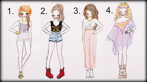 Anime teenage girls in summer clothes, blonde and brunette, stylish and fashionable girls, paper dolls, cartoon isolated. Anime Summer Clothes Drawing Novocom Top