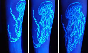 49 Awesome Glow In The Dark Tattoos Visible Under Black Light Dark Tattoos For Men Light Tattoo Black Light Tattoo
