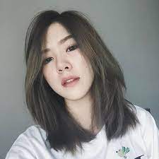 Pin Oleh Kunyawee Sin Anun Di Hair Style Potongan Rambut Sedang Ide Gaya Rambut Gaya Rambut Medium
