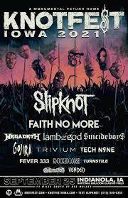 Nov 27, 2010 · r/slipknot: Slipknot Announce One Day Festival Knotfest Iowa 2021