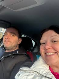 I don't like driving in the snow and ice so today it's bring your fiancé  (🤭) to work day!!!! My designated driver!!! 🥰