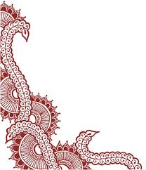 Magenta and yellow mehndi pattern diwali invite. Hand Drawn Invitation Mehndi Mendhi Designs Illustration Design Mehndi Patterns