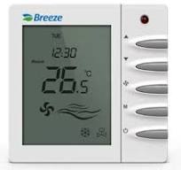 Breeze Controls BC102-4DM Modbus 3-Speed Fan FCU Thermostat ...