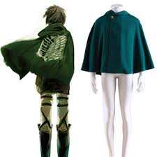 Uniform cloth length of the cloark: Attack On Titan Survey Corps Cloak 2 Cosplay Costumes Uk Cosplaymade Co Uk
