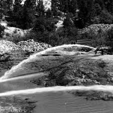 Hydraulic mining developed from ancient roman techniques that used water to excavate soft underground deposits. Mining History Hydraulic Mining News From The Diggings