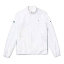 Djokovic by lacoste sport is made from quick drying fabric and you'll get with the rubber print on the front a cool accent. Buy Lacoste Novak Djokovic Training Jacket Men White Dark Green Online Tennis Point