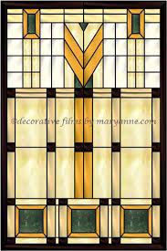 Geometric Arts Crafts Stained Glass Window Art Custom Window Films And Privacy Stained Glass Window Film In 2021 Glass Window Art Stain Glass Window Art Window Art