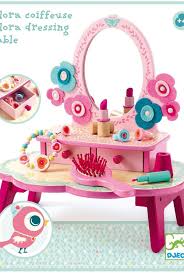 Role Play Flora Dressing Table The Perfect Kid S Vanity And Make Up Table Made Of Solid Wood And Stands 16 Inches High Djeco Green Toys Tea Set Toy Tea Set