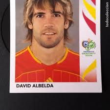 539 david albelda españa album cromos fifa worl