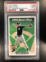 Maybe you would like to learn more about one of these? Auction Prices Realized Baseball Cards 1993 Topps Derek Jeter Fla Marlins Inaugural