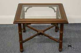 Favorite this post jul 30 mid century modern lane side table $250 (seahurst) pic hide this posting restore restore this posting. Lane Furniture Altavista Va Asian Inspired Faux Bamboo 22x20 Accent End Table W Glass Top High End Used Furniture