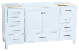Discover the design world's best 60 inch bathroom vanities at perigold. Ariel Cambridge 60 White Transitional Vanity Base Cabinet Transitional Bathroom Vanities And Sink Consoles By Dream Bathroom Vanities Houzz