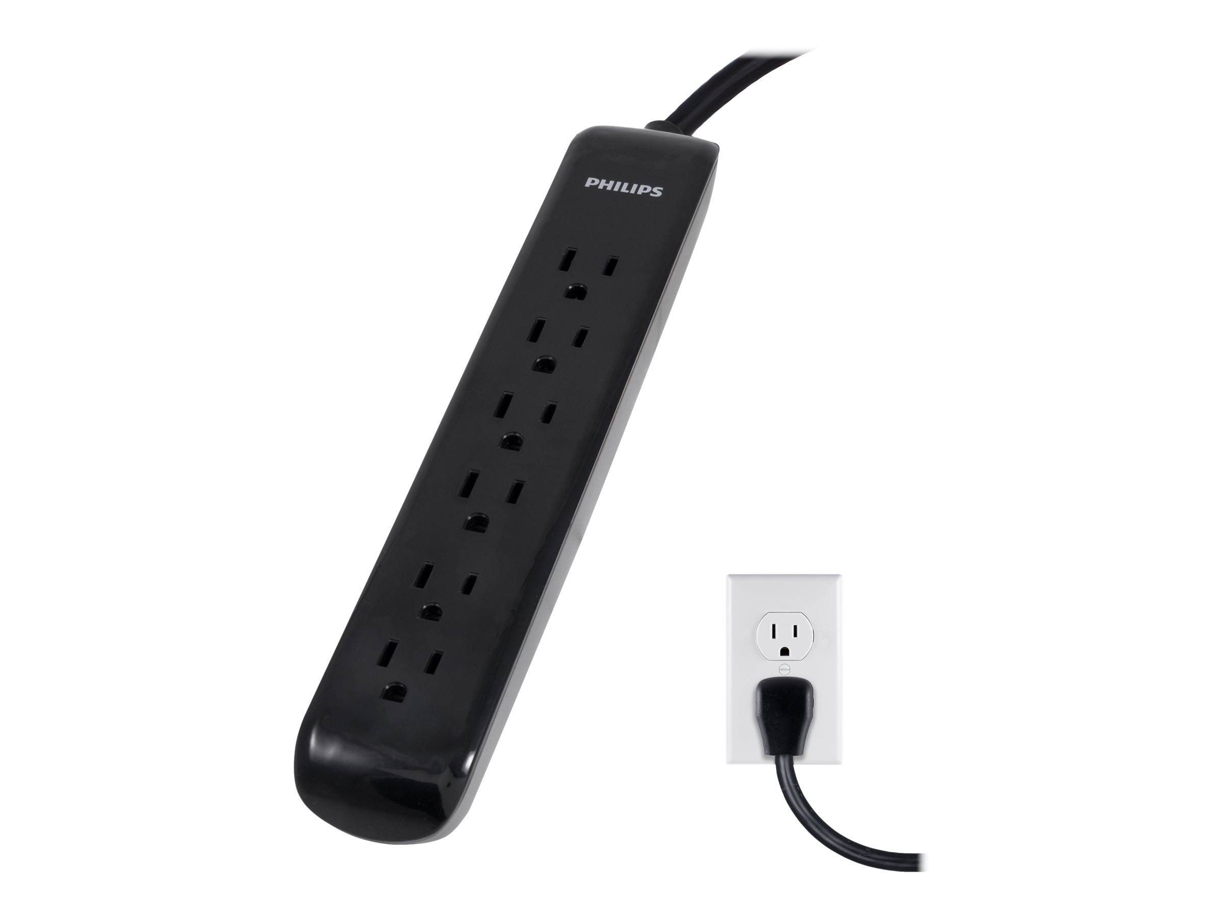 Philips 6 Outlet Surge Protector