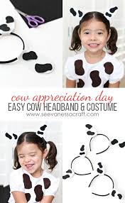 Craft Cow Appreciation Day Costume See Vanessa Craft Cow Appreciation Day Cow Costume Diy Cow Costume
