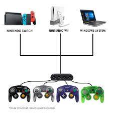 4 Pack Gamecube Controller Bundle With 4 Extension Cords Gamecube Controller Nintendo Switch Accessories Gamecube