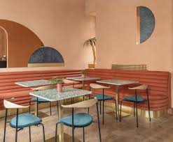 A Historic London Property Is Converted Into A Modern Mediterranean Eatery Restaurant Interior Modern Interior Design Interior Design