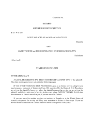 13, level 5 (podium 2), persiaran perdana, presint 2, pusat pentadbiran kerajaan. Statement Of Claim Damages Common Law