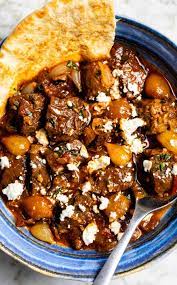 Beef Stifado Greek Beef Stew Beef Recipes Easy Greek Beef Stew Recipe